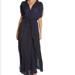 Elan Wrap Maxi Cover Up Dress Size XL